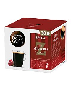 Zoégas Mollbergs Blandning Big Pack paket och kapsel till Dolce Gusto