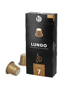 Kaffekapslen Lungo paket och kapsel till Nespresso®