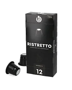 Kaffekapslen Ristretto package and capsule for NespressoÂ®