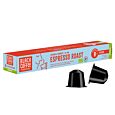 Black Coffee Roasters Espresso Roast paket och kapsel till Nespresso
