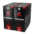 Startpaket med 100 plastkapslar Kaffekapslen Espresso för Nespresso
