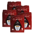 5 förpackningar med Kaffekapslen Classic Medium för Senseo